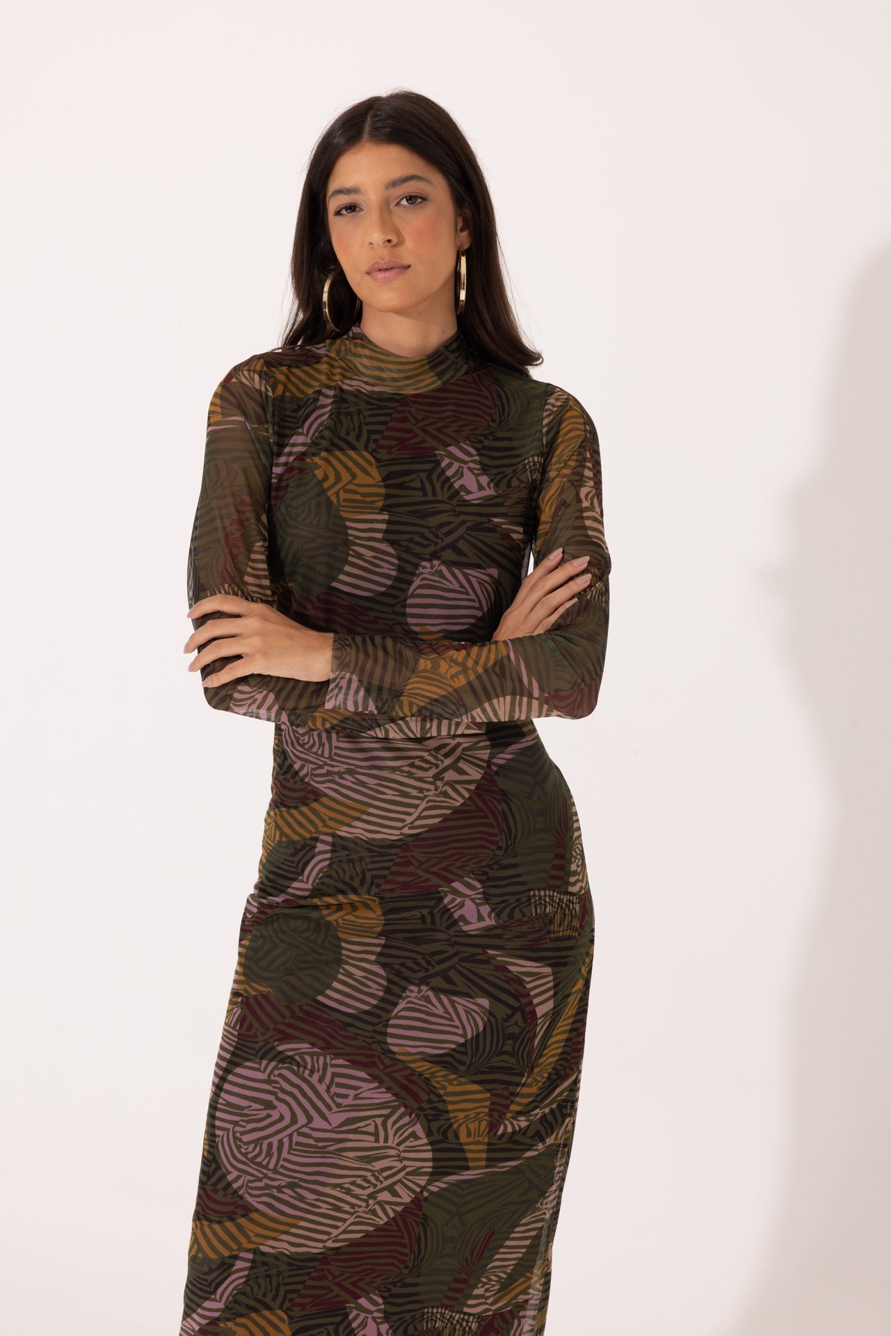 Vestido Marilda Estampado - Imagem 3