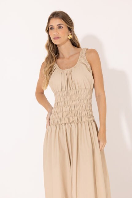 Alternative view of Vestido Mia Bege