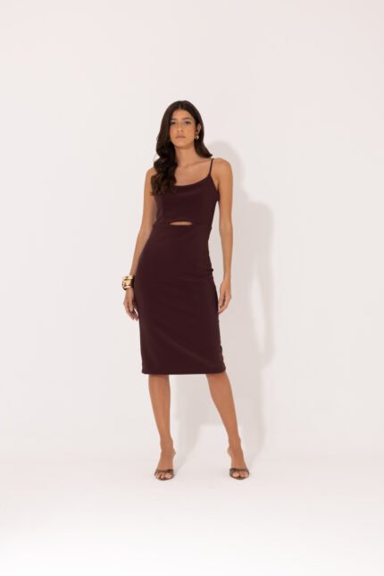 Vestido Nara Marrom