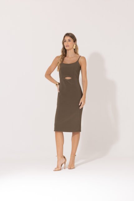 Alternative view of Vestido Nara Verde
